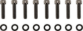 Drag Specialties Bolt Kit M8 Tranmission Bearing Housing Knurled Allen Head Black Hardware Kits Drag Specialties