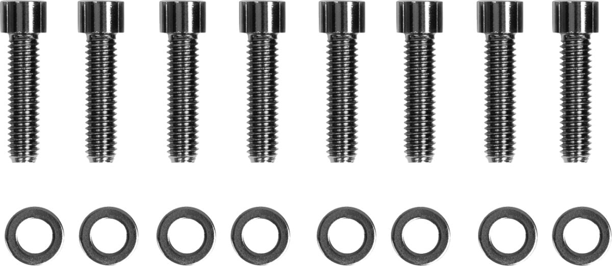 Drag Specialties Bolt Kit M8 Tranmission Bearing Housing Smooth Socket Head Black Hardware Kits Drag Specialties