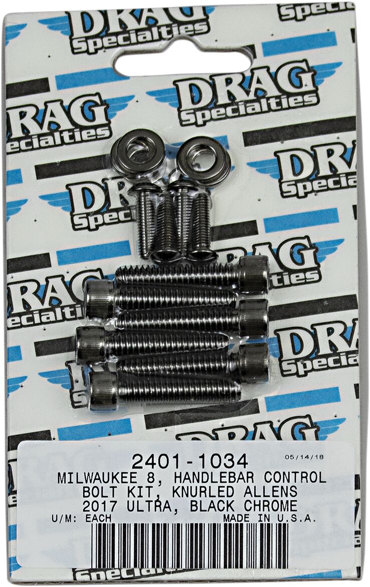 Drag Specialties Bolt Kit M8 Hand B/C K HARDWARE KITS - APPLICATION RE Drag Specialties