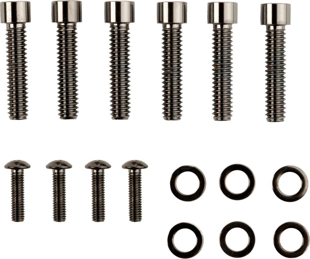 Drag Specialties Bolt Kit M8 Handlebar Control Smooth Socket Head Black Hardware Kits Drag Specialties