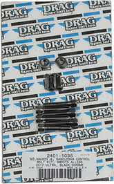 Drag Specialties Bolt Kit M8 Handlebar Control Smooth Socket Head Black Hardware Kits Drag Specialties Default Title