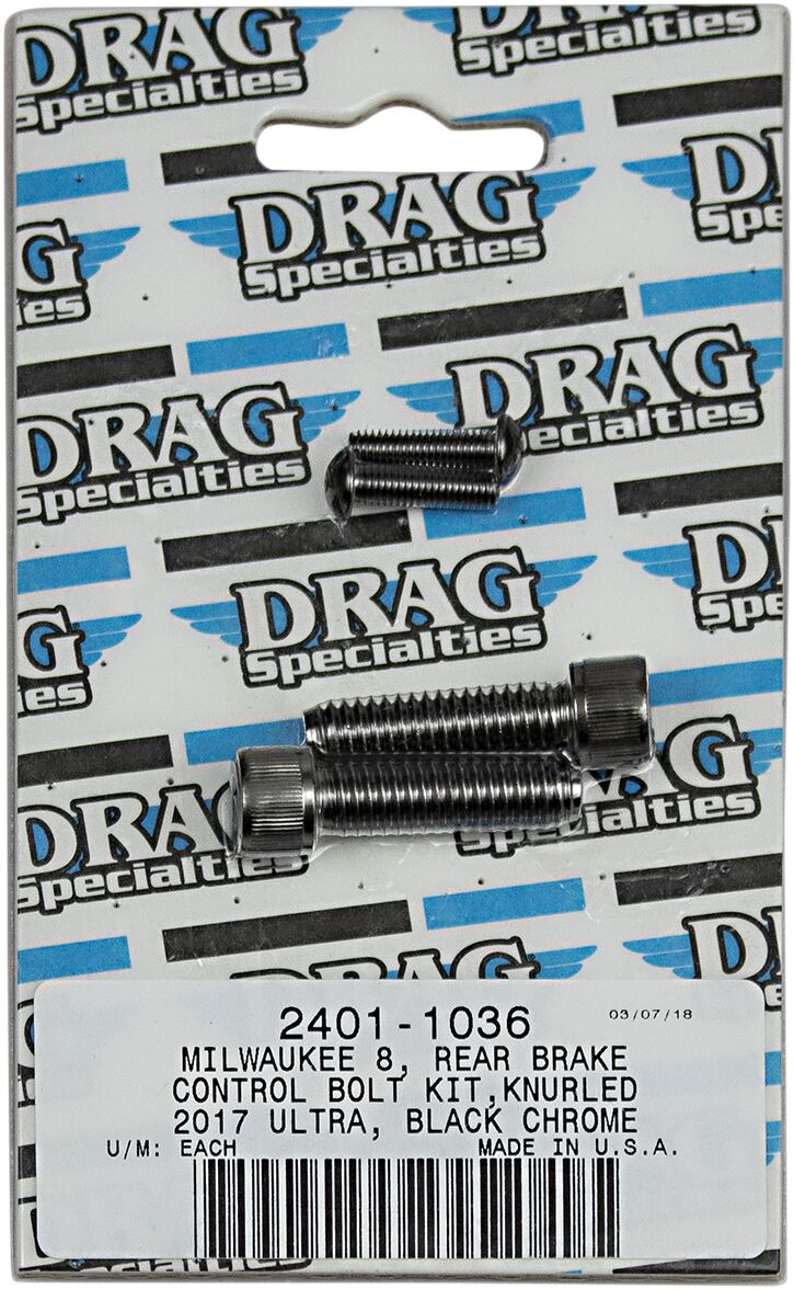 Drag Specialties Bolt Kit M8 R Brk B/C K HARDWARE KITS - APPLICATION RE Drag Specialties