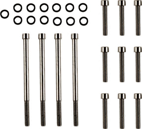Drag Specialties Bolt Kit M8 Outer Primary Smooth Socket Head Black Hardware Kits Drag Specialties