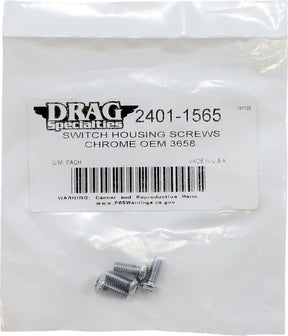 Drag Specialties Screws Switch Housing Chr HARDWARE KITS - APPLICATION RE Drag Specialties