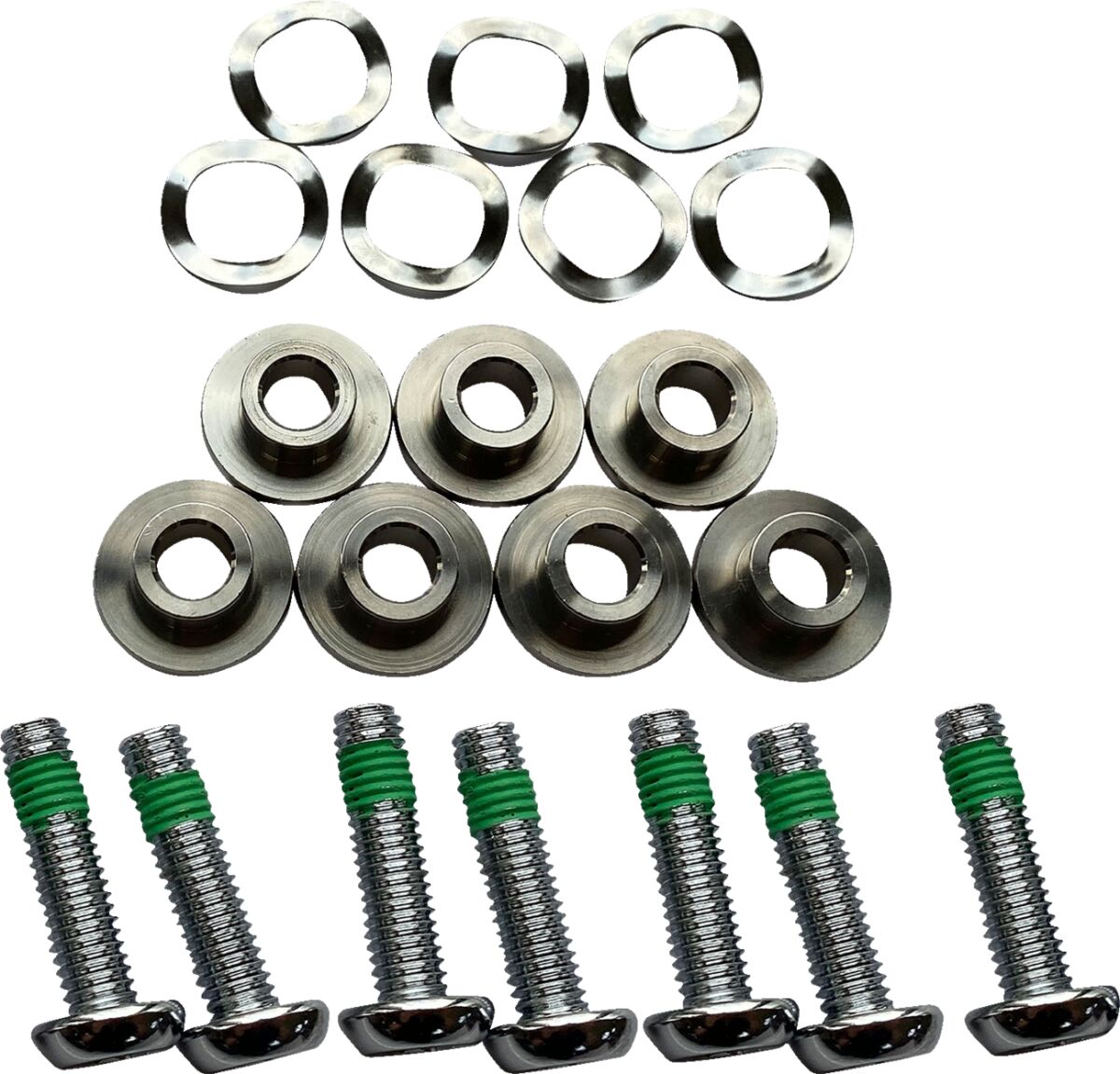 Drag Specialties Bolt Kit 7 Lug Frt Rotor Hardware Kits Drag Specialties