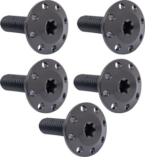 Arlen Ness Titanium Floating Rotor Bolts, Black - 14-23 Touring Hardware Kits Arlen Ness