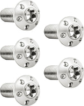 Arlen Ness Titanium Rotor Bolts Kits, Polished - 3/8"-16 x 1" (Rear) Hardware Kits Arlen Ness