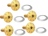 Titanium Floating Rotor Bolts, Gold - 14-23 Touring Rotor Bolts Arlen Ness Default Title