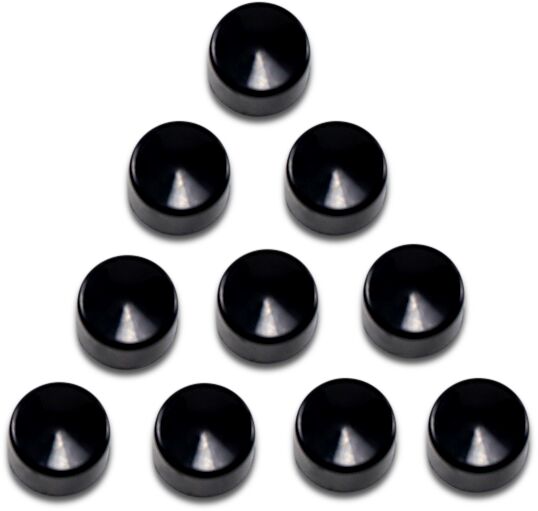 Drag Specialties Cover Bolt 1/4 Skt Aln Bk HARDWARE KITS - ASSORTMENTS Drag Specialties