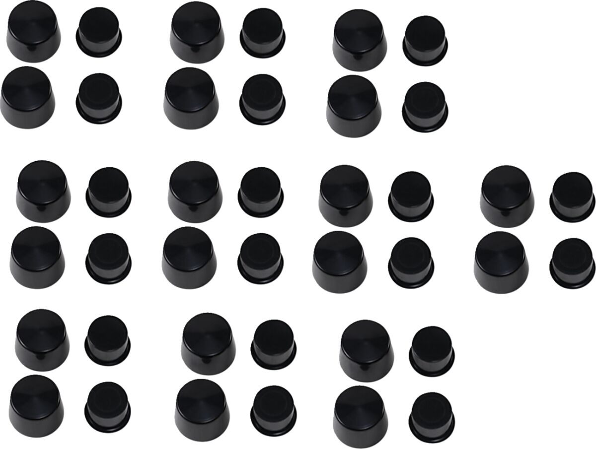 Drag Specialties Cover Bolt Deep 1 Hex Bk HARDWARE KITS - ASSORTMENTS Drag Specialties
