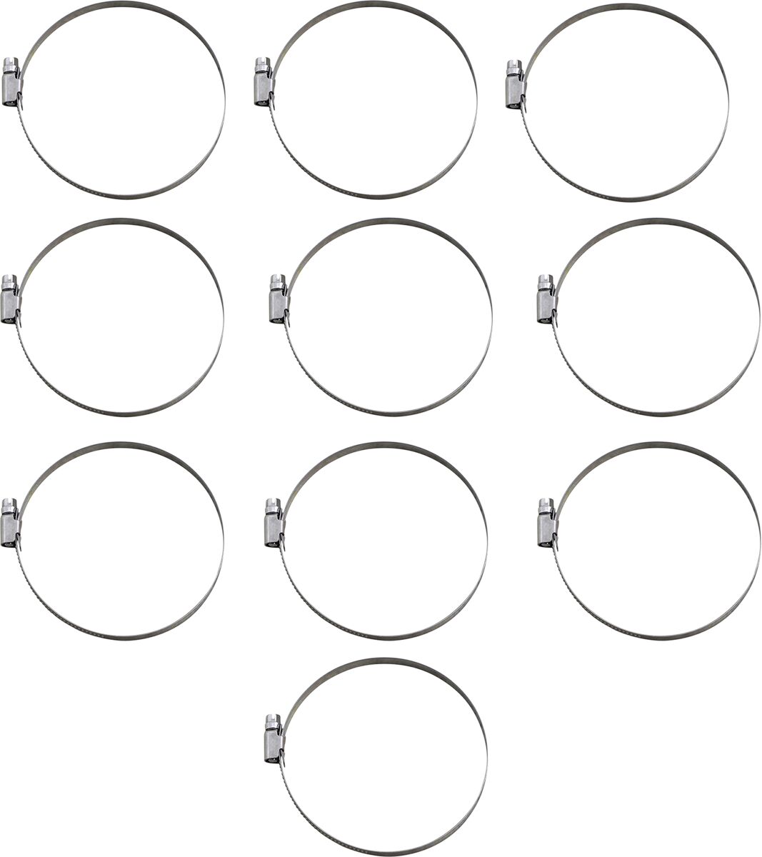 Parts Unlimited Hose Clamp Emb Ss 80 100 HARDWARE KITS - ASSORTMENTS Parts Unlimited