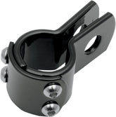 Drag Specialties Clamp Univ 3 Pc 7/8 Blk HARDWARE-MISC ITEMS Drag Specialties