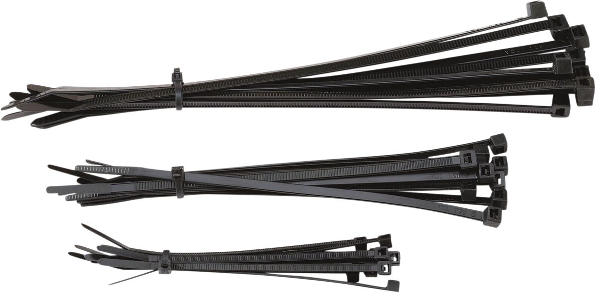 Moose Offroad Hard Parts Cable Ties Mse Black 30 Pk HARDWARE-MISC ITEMS Moose Offroad Hard Parts