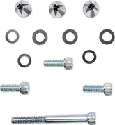 Ciro Windshield Screw Cap Kit Black/Chrome Hardware Ciro