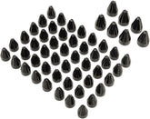 Ciro Cap Fluted Eng Blk 99 16 HARDWARE-MISC ITEMS Ciro