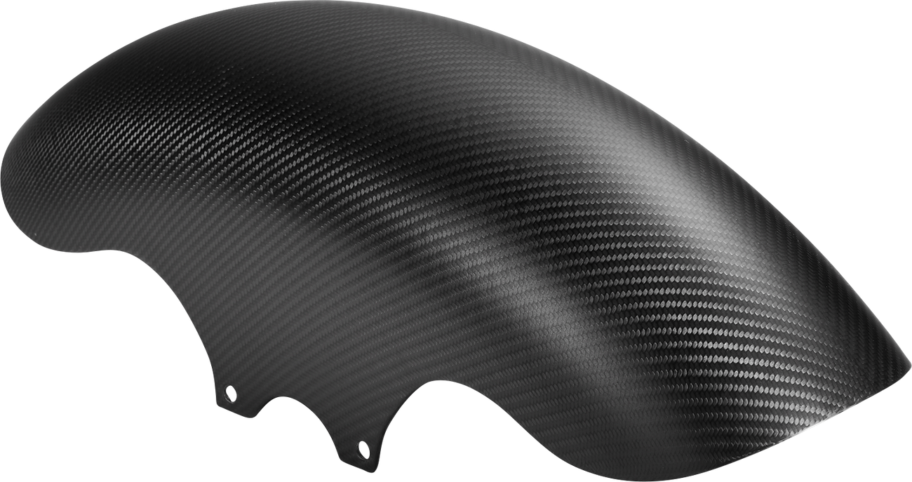 Carbon Fiber Front Fender, Matte Black - Touring Front Fender Slyfox Performance