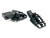 Grabber Foot Pegs, Black Anodize - 18+ Softail (Rear) Foot Pegs Bung King