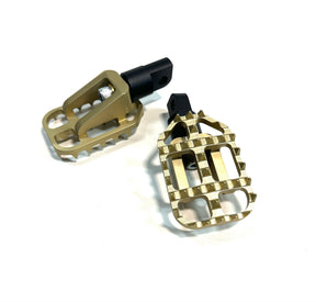 Grabber Foot Peg, Bronze Anodized - 91–17 Harley-Davidson* Foot Pegs Bung King