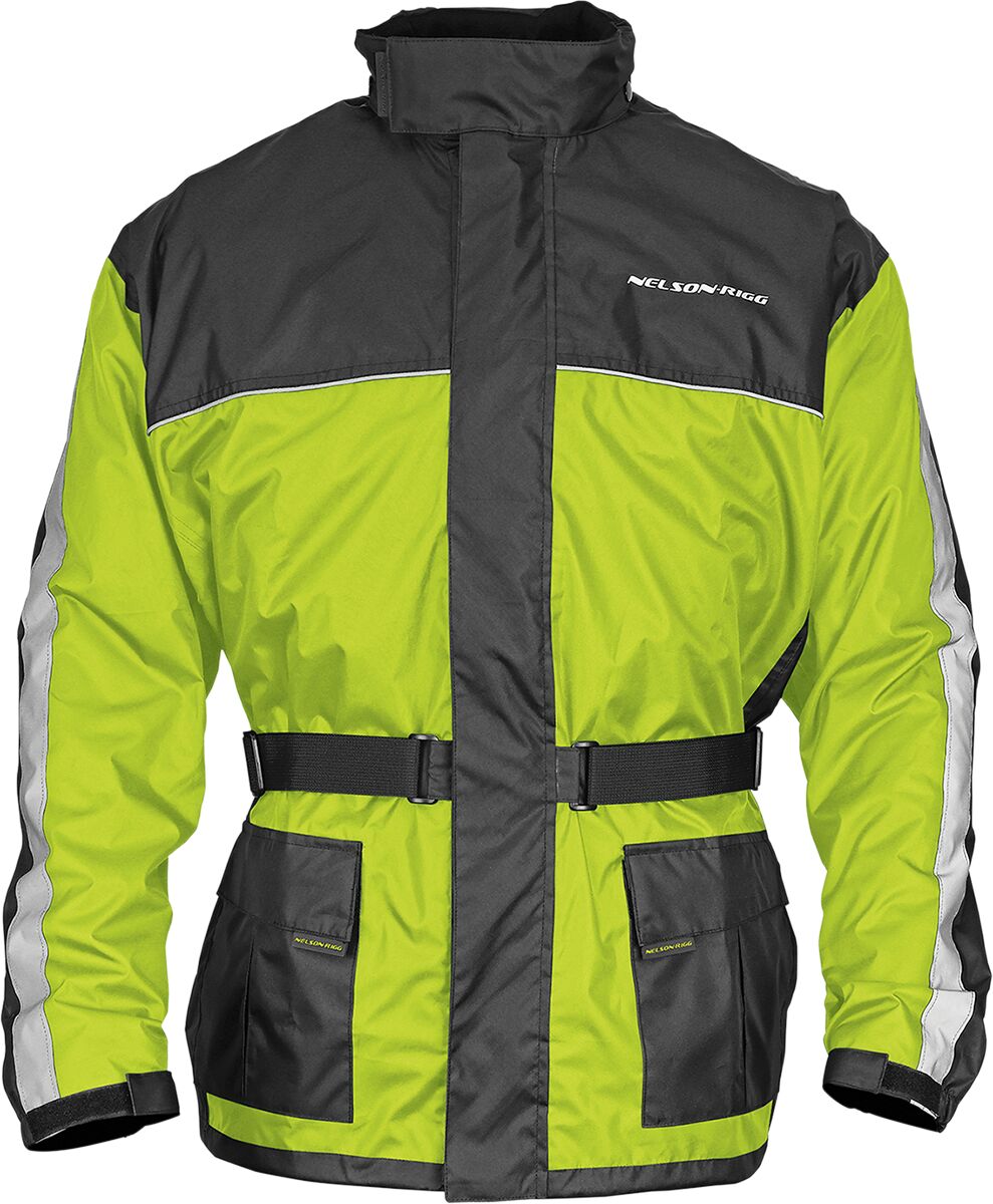Nelson Rigg Solo Storm Jacket Hi Vis/Black 4 Xl Rainsuit Jackets Nelson Rigg