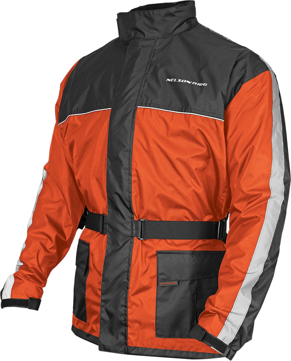 Nelson Rigg Solo Storm Jacket Hi Vis/Black 3 Xl Rainsuit Jackets Nelson Rigg