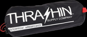 Thrashin Supply Co. Mission Waterproof Windbreaker, Grey / Black - XXXL Rainsuit Jackets Thrashin Supply Co.