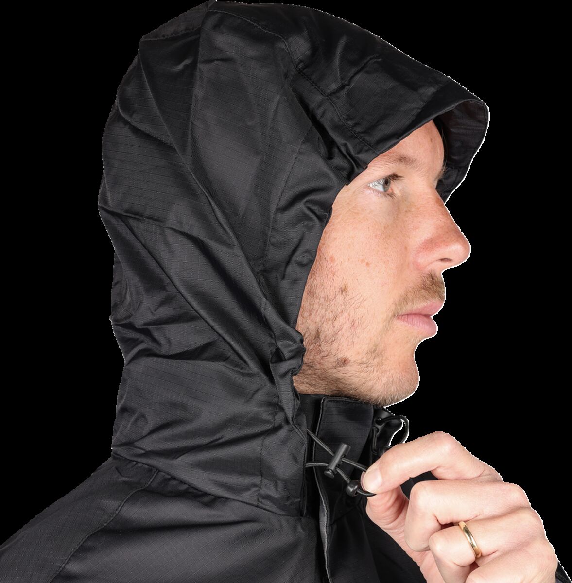 Thrashin Supply Co. Mission Waterproof Windbreaker, Black - XL Rainsuit Jackets Thrashin Supply Co.