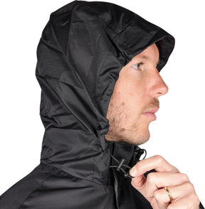 Mission Waterproof Windbreaker, Black - XXXL Rain Gear Thrashin Supply Co.