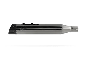 Zard Touring Slip Ons E5+, Black Chrome - 25+ Touring Slip-Ons Exhaust Zard
