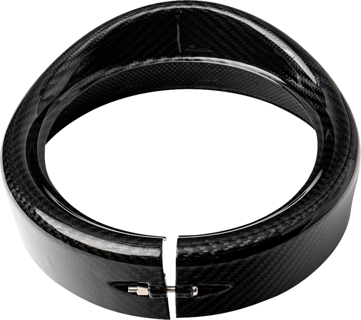 Carbon Headlight Trim 7", Gloss Black Headlight Accessories Slyfox Performance