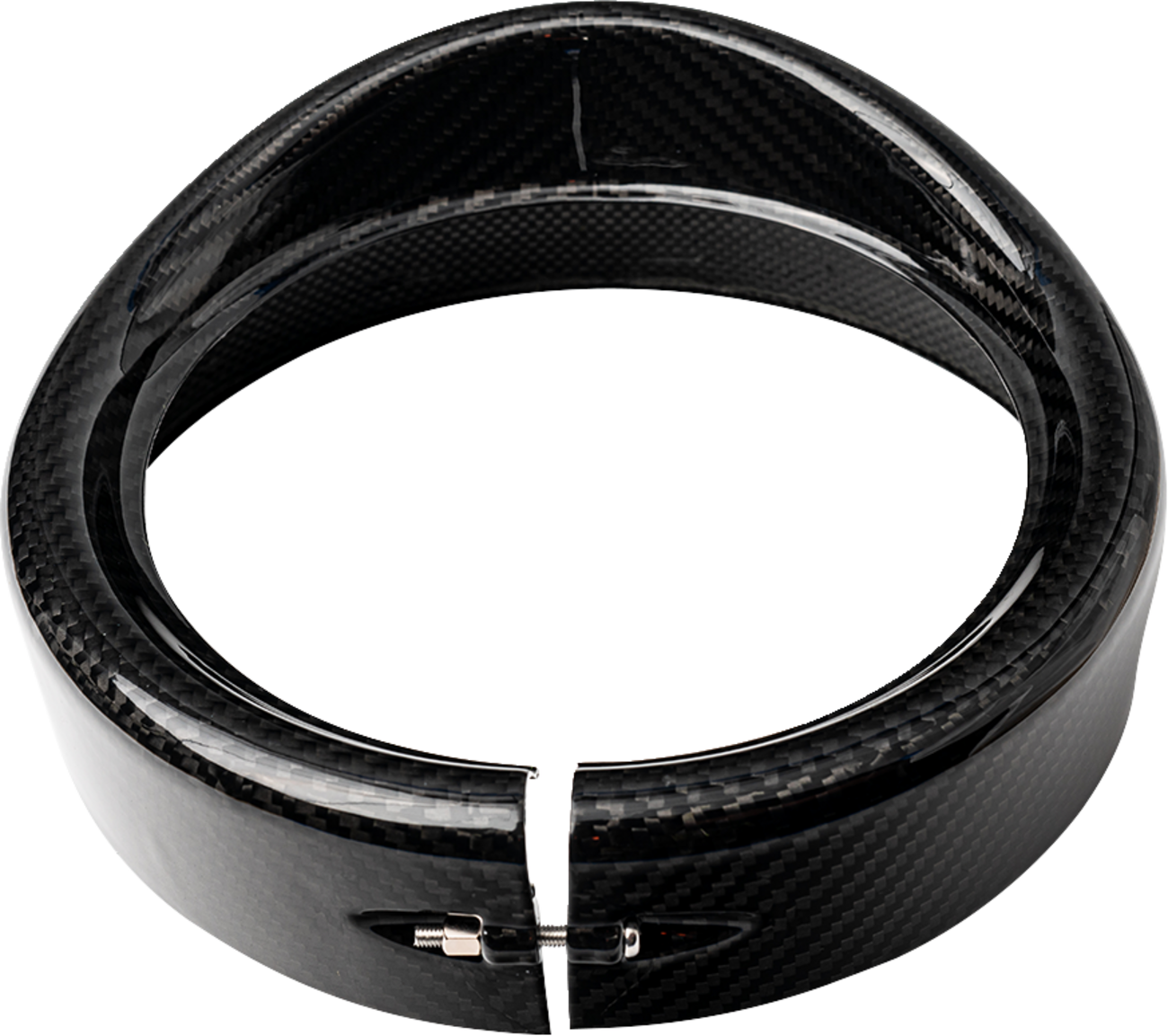 Carbon Headlight Trim 7", Gloss Black Headlight Accessories Slyfox Performance