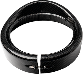 Carbon Headlight Trim 7", Gloss Black Headlight Accessories Slyfox Performance