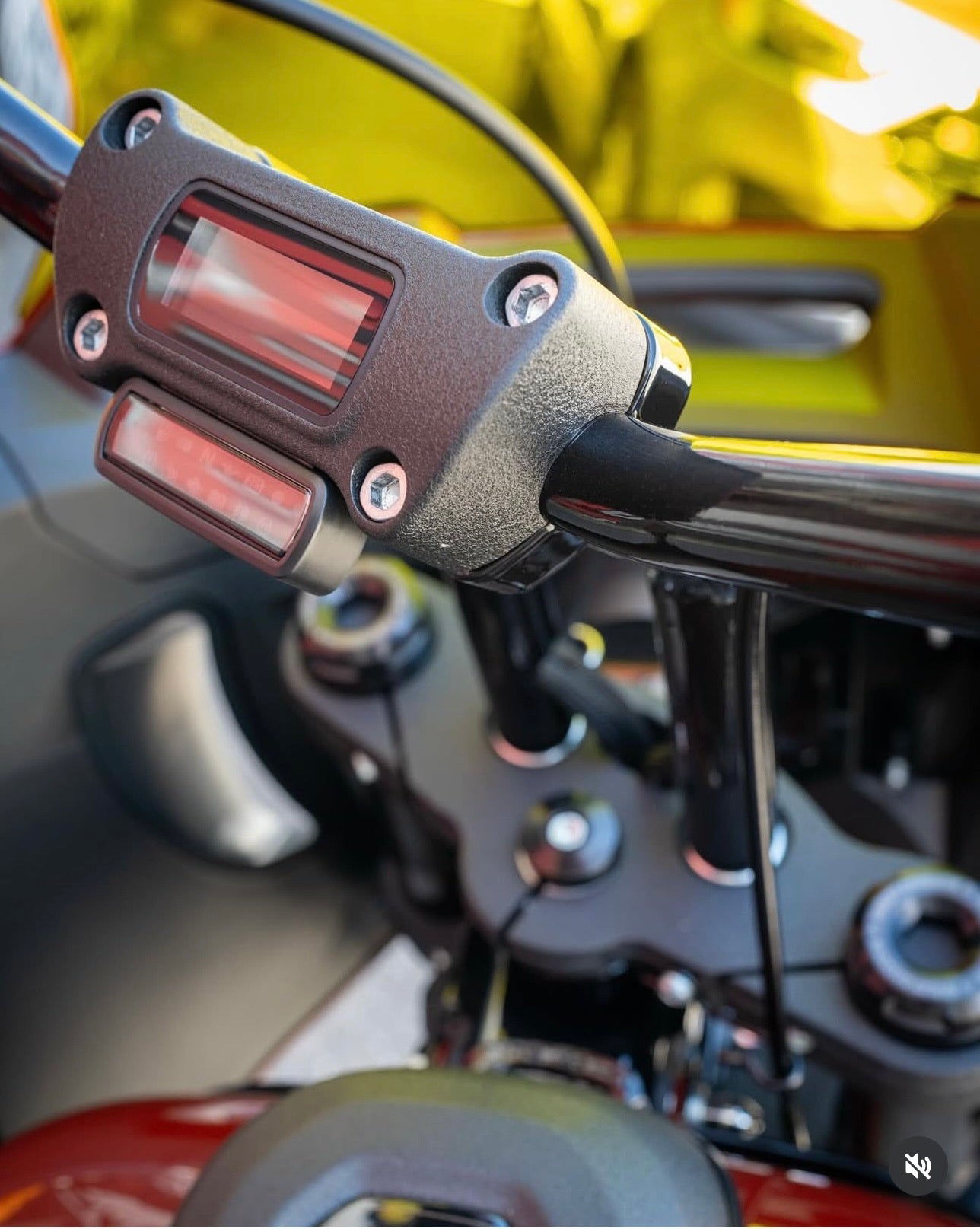 Bung King One Piece Lower Handlebar Riser, Gloss Black - 2022-2024 Low Rider ST (FXLRST) Riser Bung King