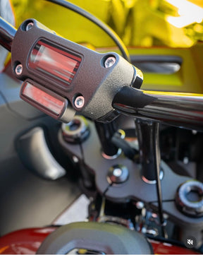 Bung King One Piece Lower Handlebar Riser, Gloss Black - 2022-2024 Low Rider ST (FXLRST) Riser Bung King