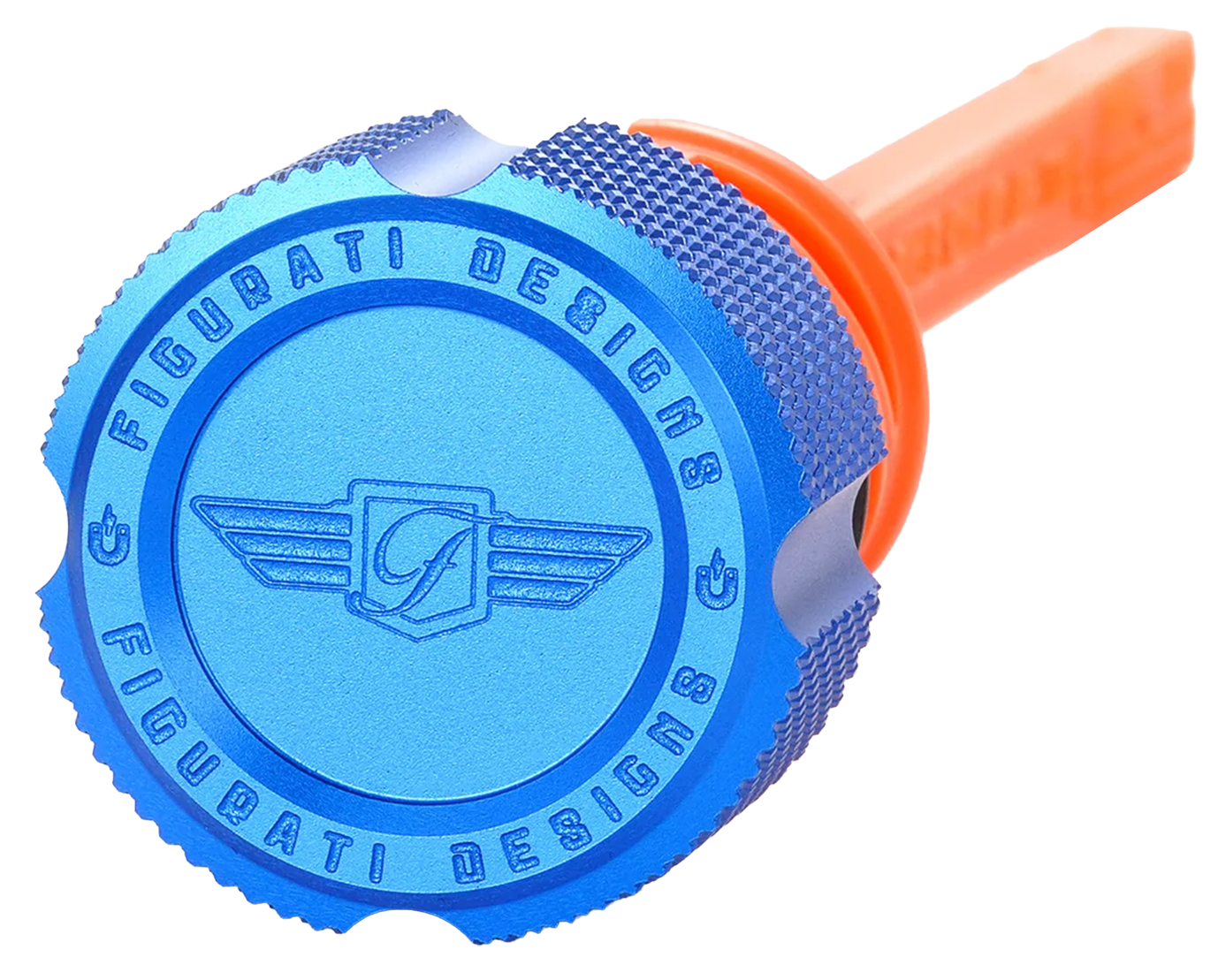 Dipstick Alu Knurled Blue St18 Up Oil Dipstick Figurati Designs Default Title