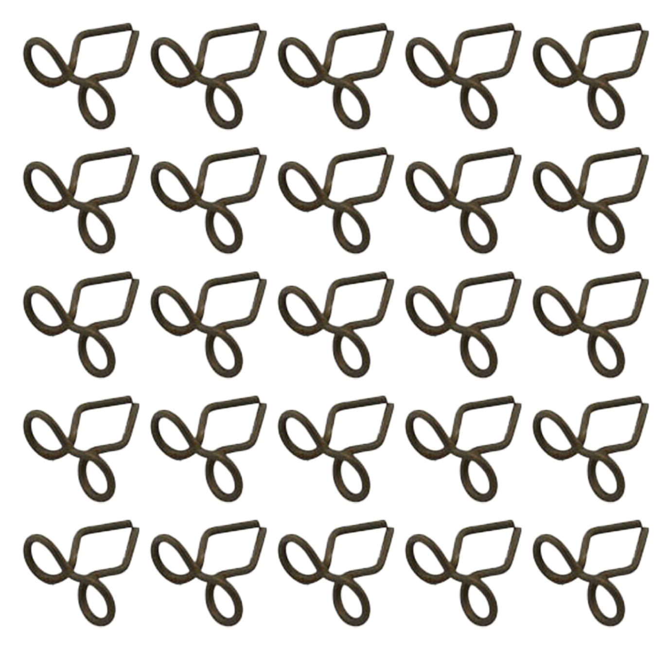 Front Fender Trim Clip, Set Of 25 Fender Tip, Trim & Ornament V Twin Mfg Default Title