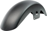 Front Fender Mid Length, Carbon Matte - Dyna & 18+ Softail & Touring & Trike Front Fender Slyfox Performance