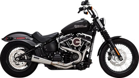 Upsweep 2:1 Exhaust System - 18+ Softail Full Exhaust System Vance & Hines