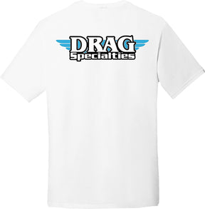 Drag Specialties T Shirt Slim Drag Wht 2 Xl Men's Casual T-Shirts Drag Specialties