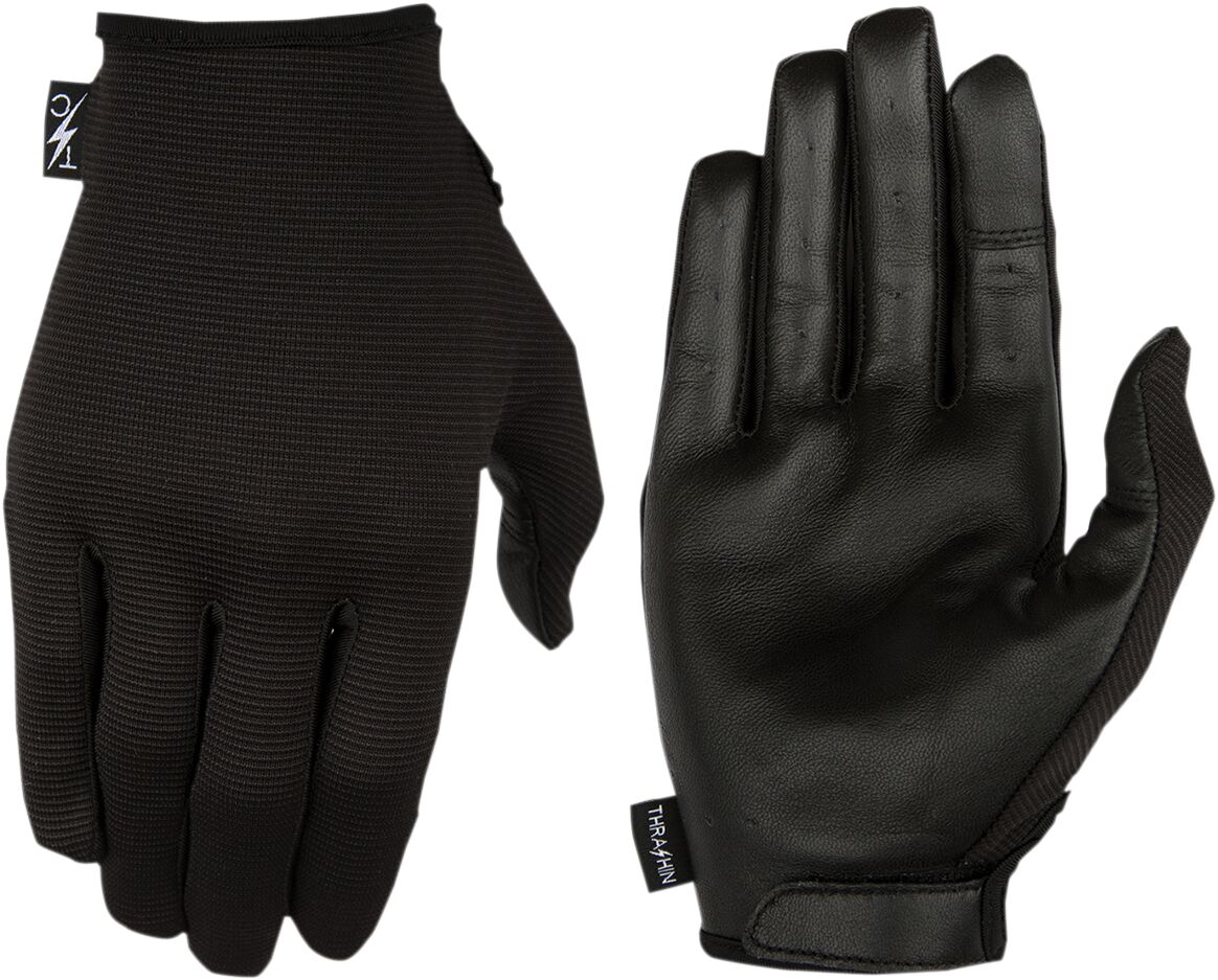 Thrashin Supply Co. Stealth Leather Palm Gloves Men's Sport Gloves Thrashin Supply Co.