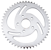 Gzp Chrome Swirled Sprocket 49 T Xl86 92 Sprocket & Pulley Zodiac Default Title