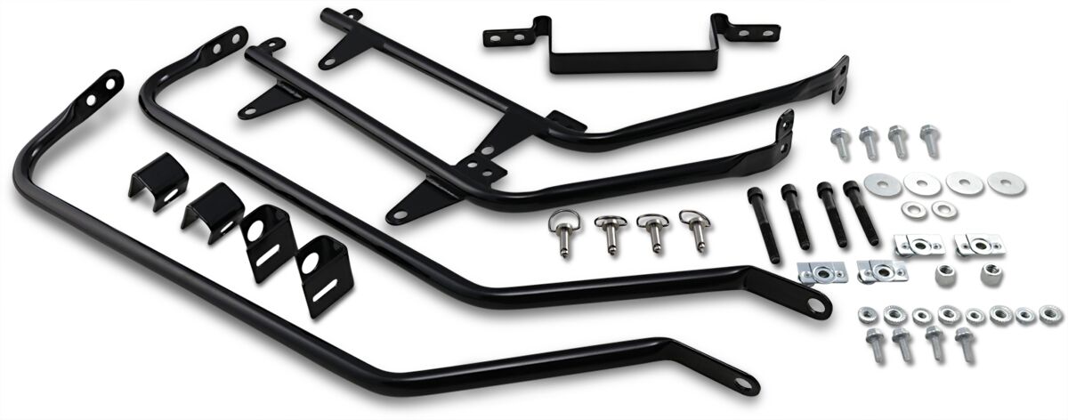 Cycle Visions Bagger Tail Blk Softail Saddlebag Supports Cycle Visions