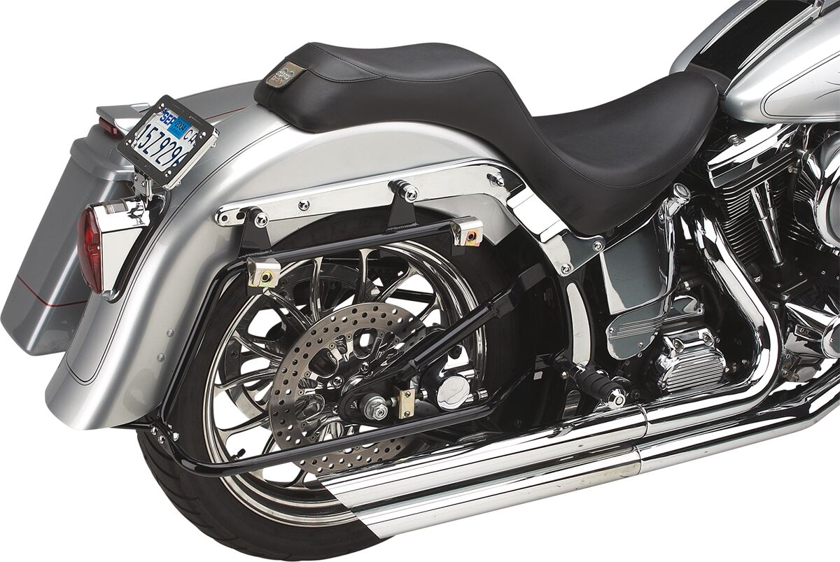 Cycle Visions Bagger Tail Blk Softail Saddlebag Supports Cycle Visions