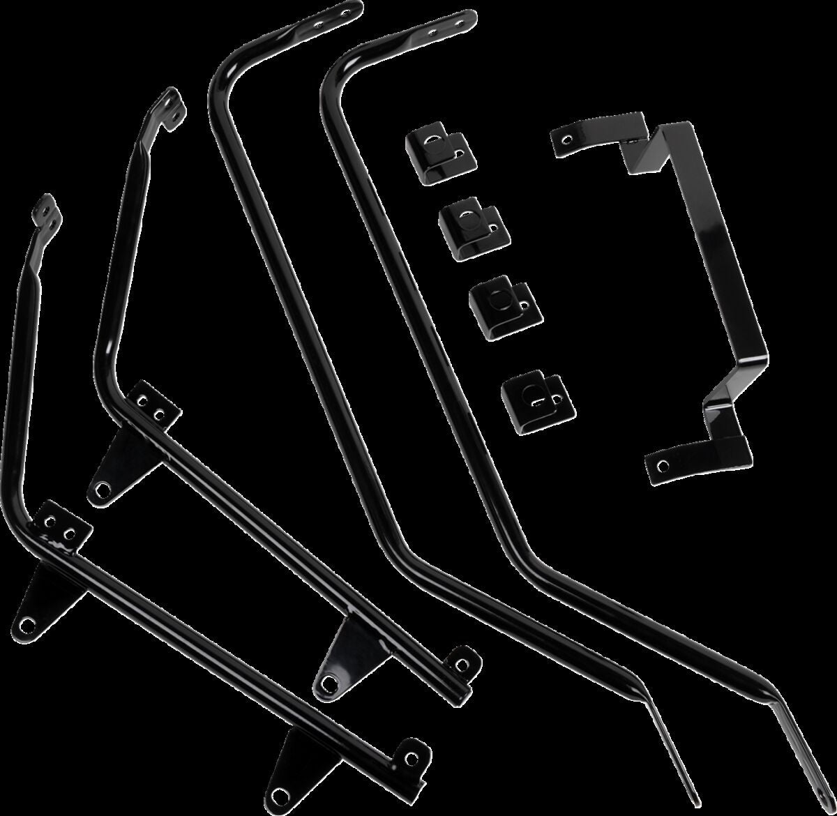 Cycle Visions Baggertail 200 Mm Black Saddlebag Supports Cycle Visions