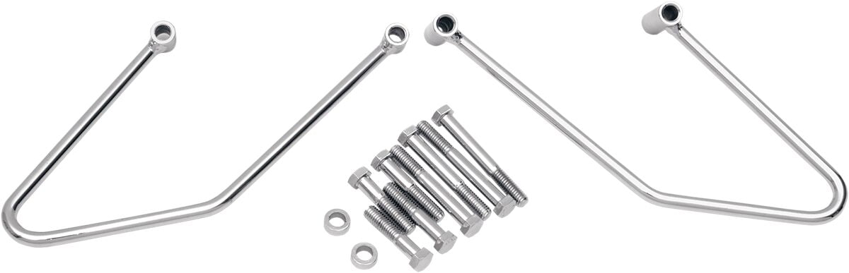 Drag Specialties Saddlebag Support Bracket Chrome Saddlebag Supports Drag Specialties