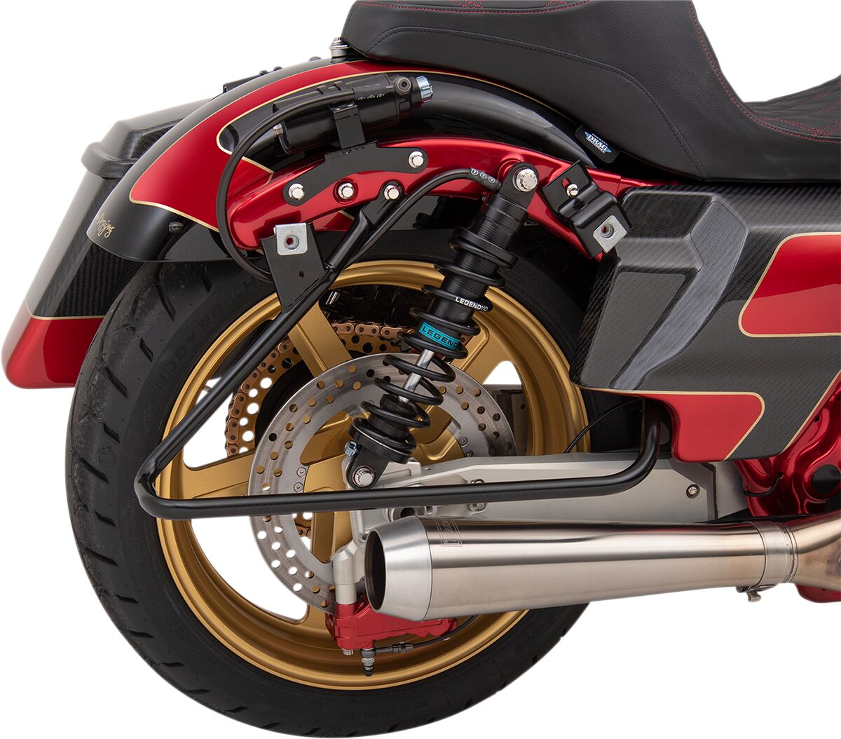 Drag Specialties Saddlebag Support Bracket Chrome Saddlebag Supports Drag Specialties