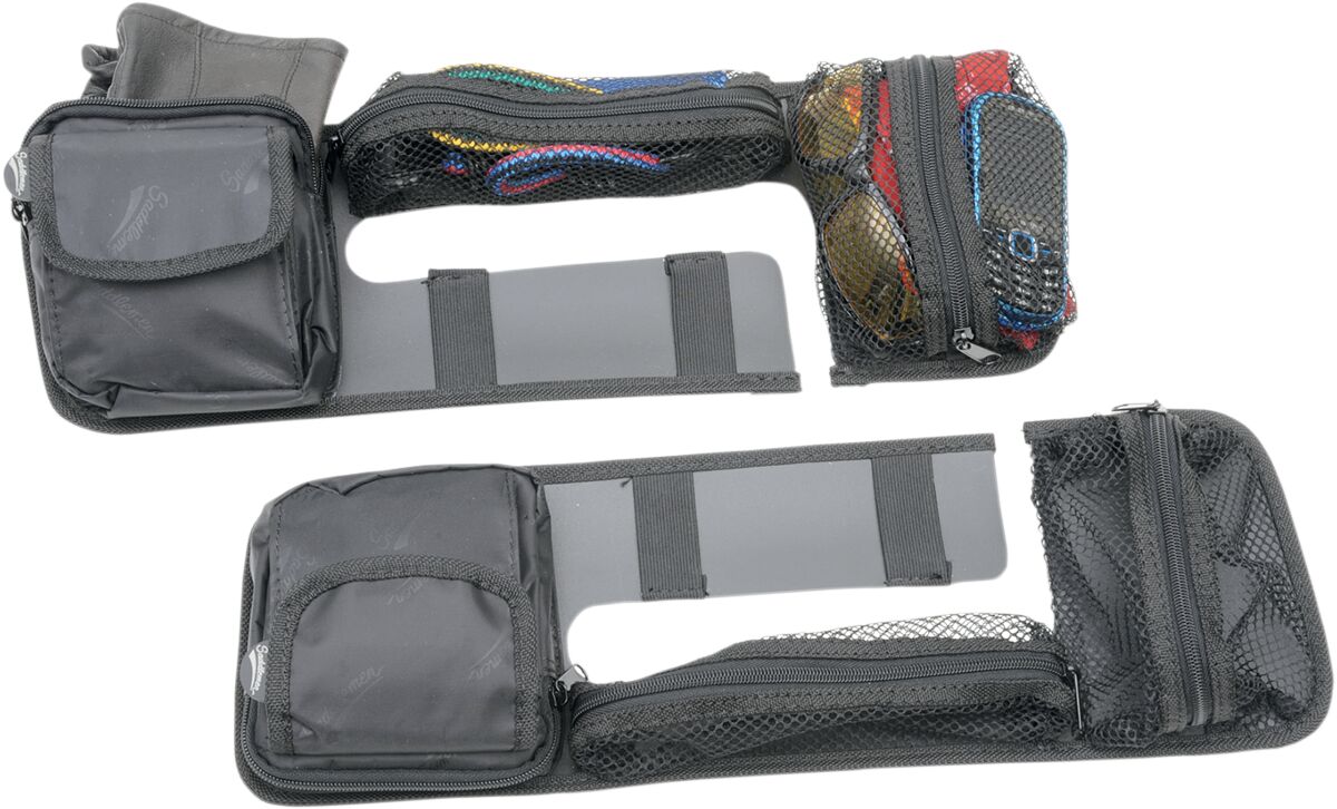 Saddlebag Lid Organizer Set - 12-14 Dyna Saddlebag Latch Cover Saddlemen Default Title