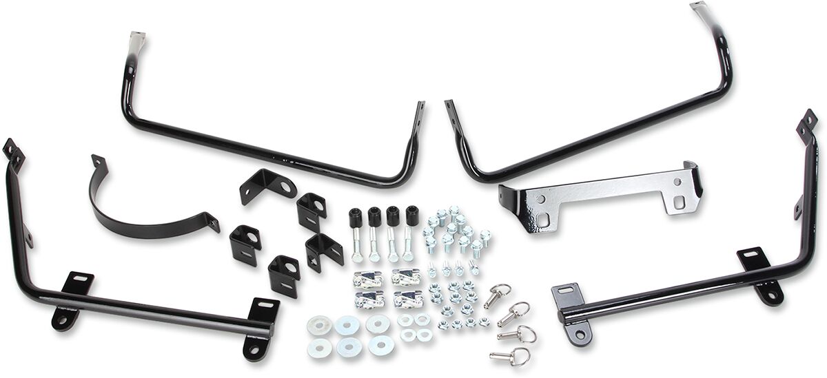 Cycle Visions Bagger Tail 00 05 Fxd Blk Saddlebag Supports Cycle Visions
