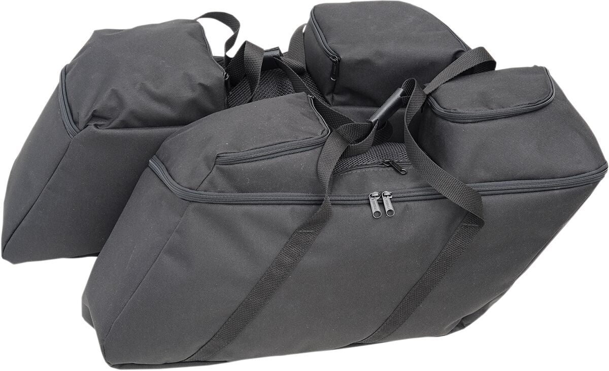Drag Specialties Seats Saddlebag Liners, Black - 14-22 Touring Saddlebags Liner Drag Specialties
