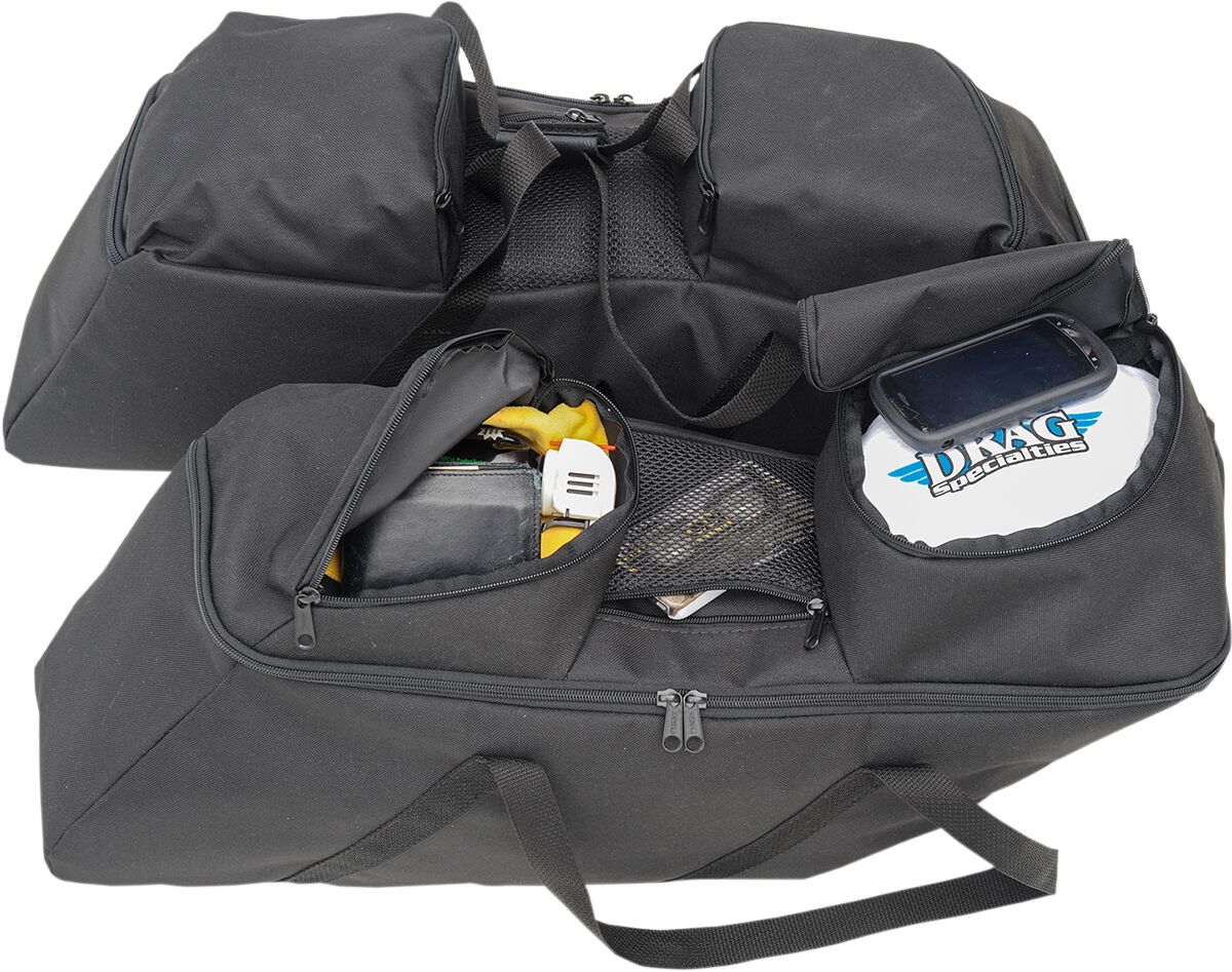 Drag Specialties Seats Saddlebag Liners, Black - 14-22 Touring Saddlebags Liner Drag Specialties