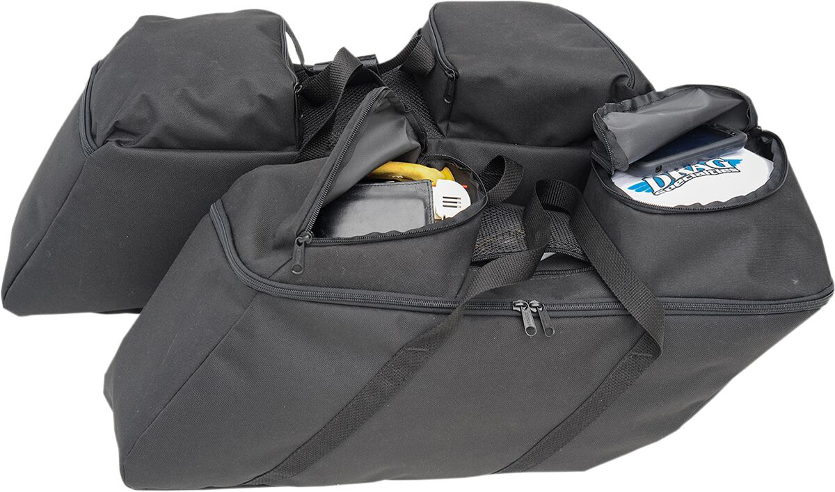 Drag Specialties Seats Saddlebag Liners, Black - 14-22 Touring Saddlebags Liner Drag Specialties